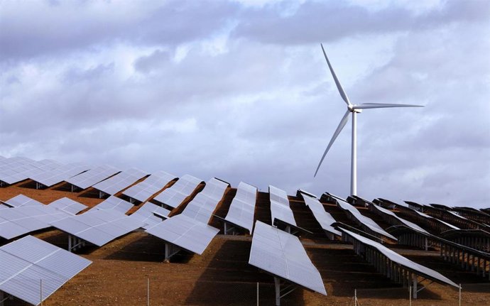 Archivo - Parque renovable de Iberdrola