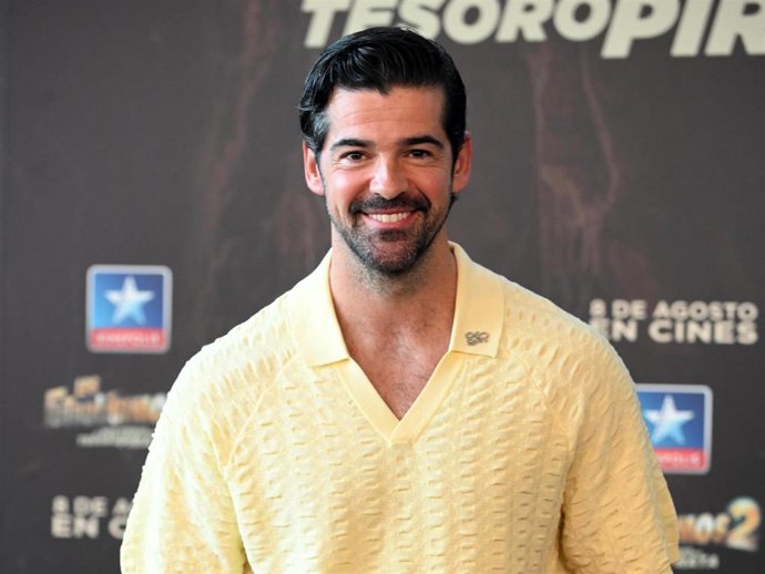 Miquel Ángel Muñoz durante el estreno de la nueva película ‘Los Futbolísmos 2. El misterio del tesoro pirata’, una nueva entrega de la saga basada en las novelas infantiles, a 29 de julio de 2025, en Madrid (España).