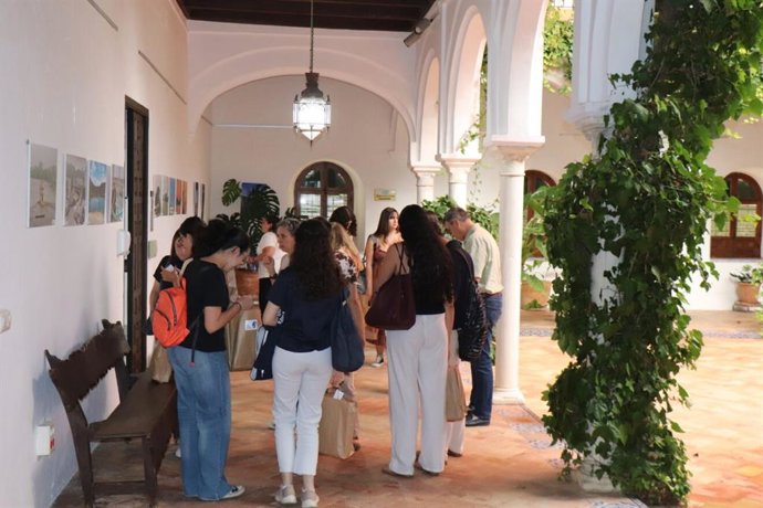 Estudiantes de los cursos de verano de Olavide en Carmona.