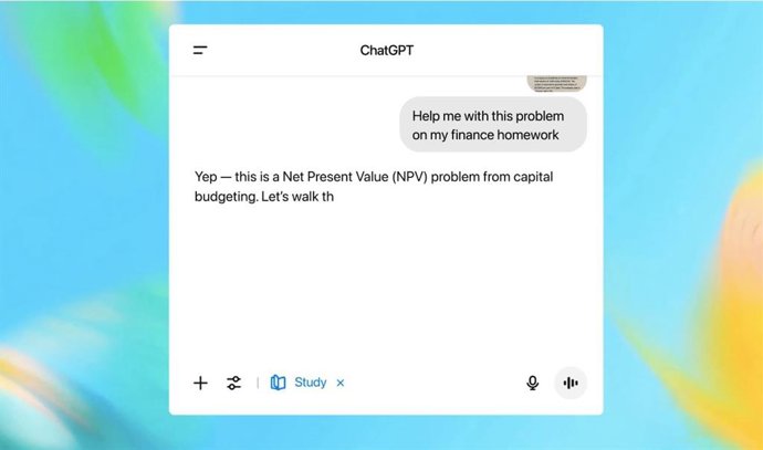 Nuevo modo estudio de ChatGPT.