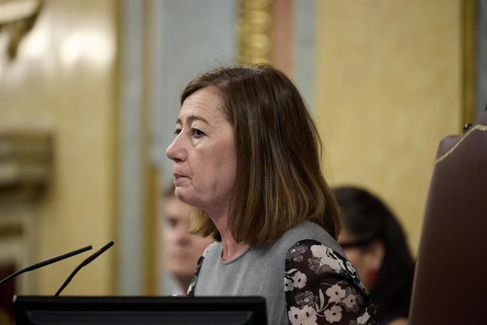 Archivo - La presidenta del Congreso, Francina Armengol, interviene durante una sesión de control al Gobierno, en el Congreso de los Diputados, a 18 de junio de 2025