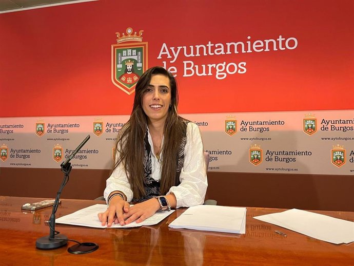 Andrea Ballesteros durante la rueda de prensa.