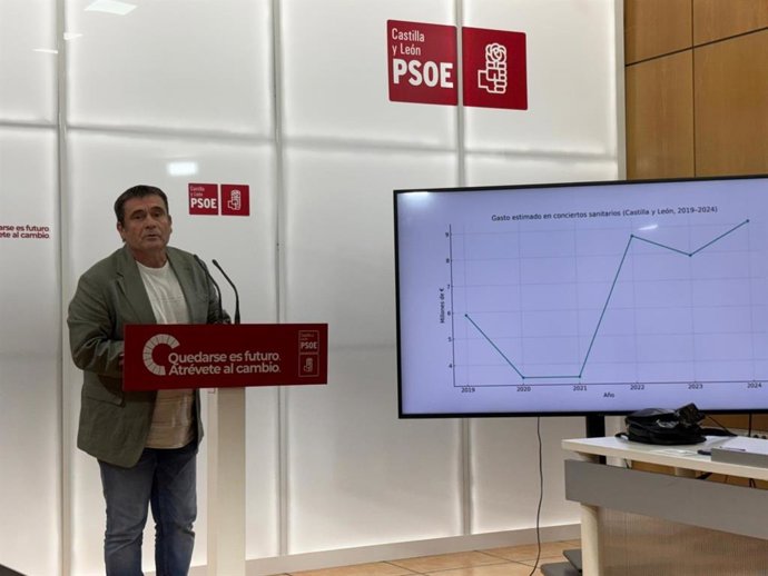 El secretario de Sandiad del PSOE en Castilla y León, Jesús Puente