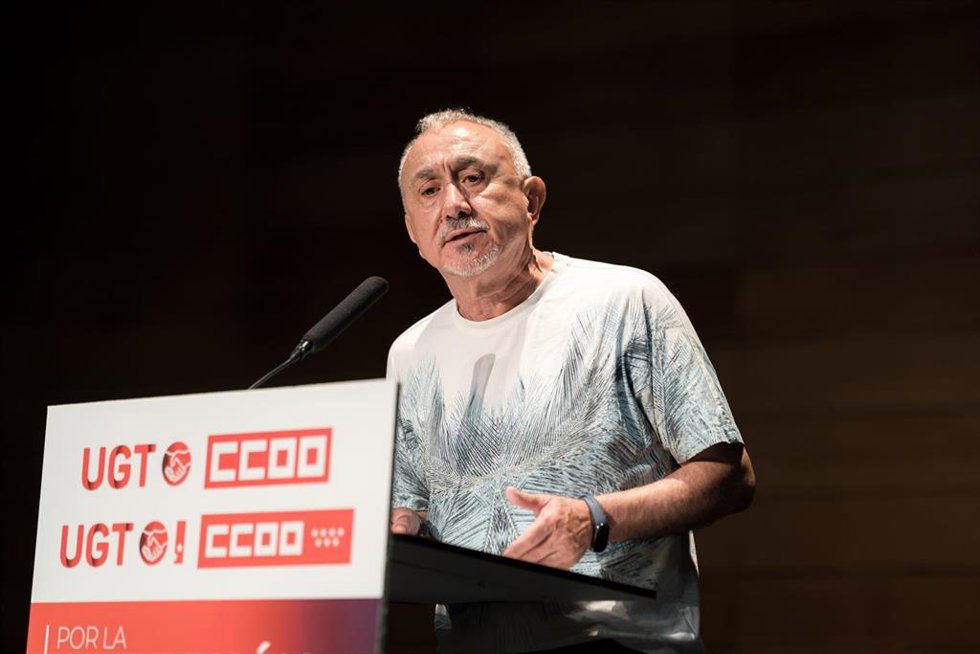 El secretario general de UGT, Pepe Álvarez.