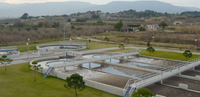 Imagen de la depuradora de Valls