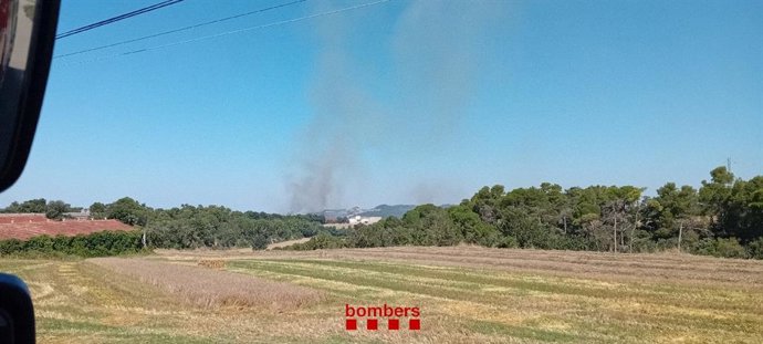 Incendi de Montmaneu (Barcelona)