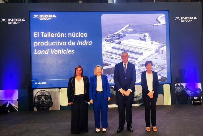 Indra convertirá el Tallerón en "centro neurálgico de fabricación de vehículos y carros de combate"