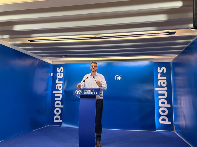 El portavoz del PP en el Parlament, Sebastià Sagreras.