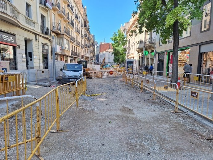 Trabajos de Endesa en Manresa (Barcelona)