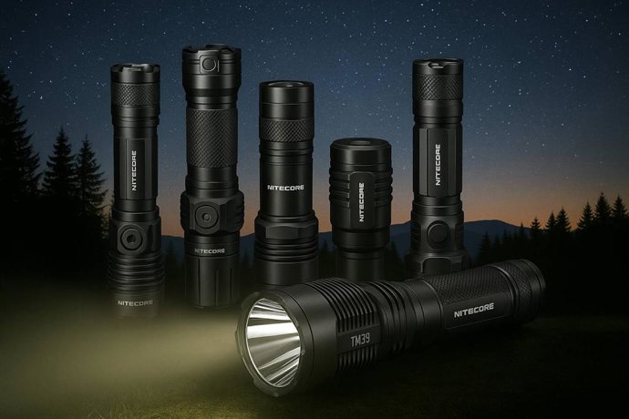 Nitecore lanza su tienda online con linternas profesionales para uso táctico y de caza