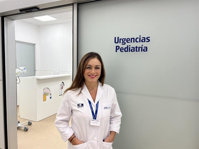 La doctora María González, jefa del Servicio de Urgencias Pediátricas de HM Málaga.