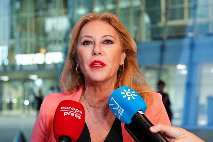 La portavoz del Gobierno andaluz y consejera de Economía, Hacienda y Fondos europeos, Carolina España, este miércoles en Tokio (Japón)