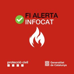 Fin de la alerta Infocat