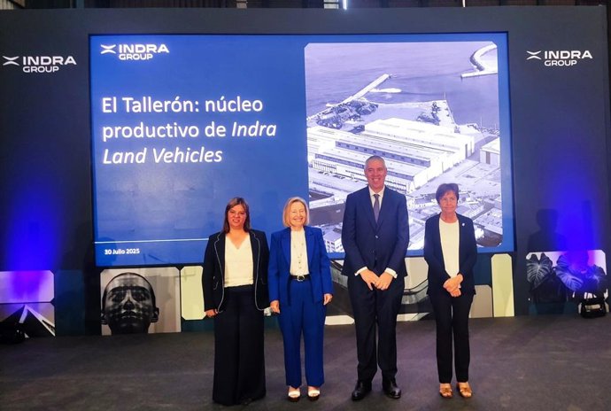 Indra convertirá el Tallerón en "centro neurálgico de fabricación de vehículos y carros de combate"