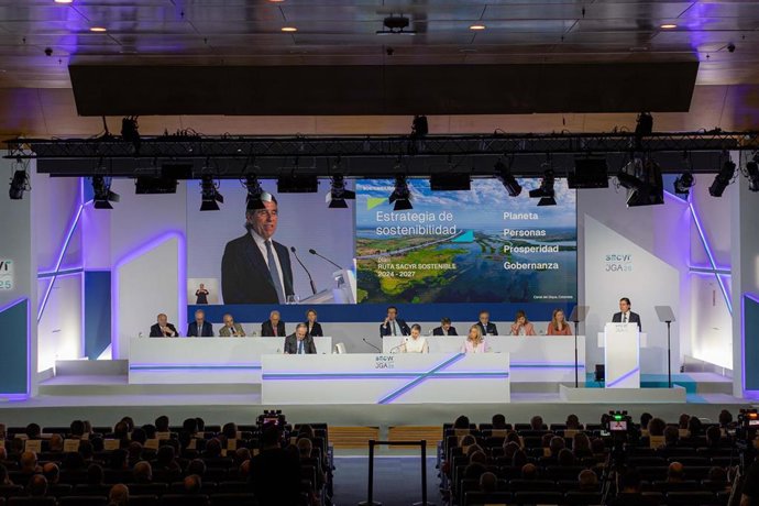 Archivo - Junta general ordinaria de accionistas de Sacyr, celebrada en Madrid