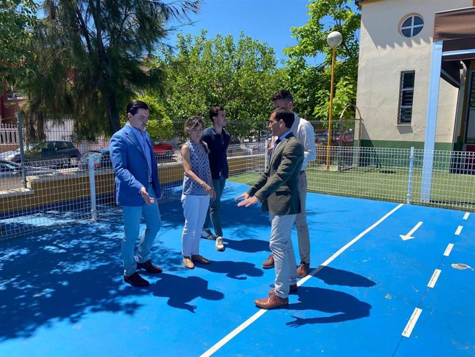 Imagen de archivo de una visita a la escuela infantil de La Carolina