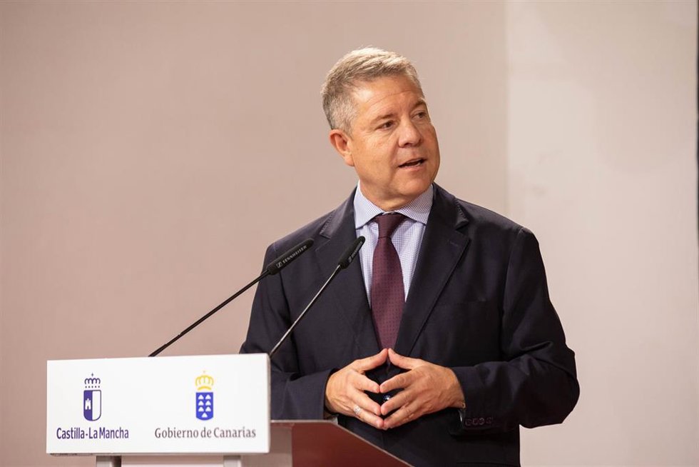 El Presidente De Castilla-La Mancha, Emiliano García-Page.