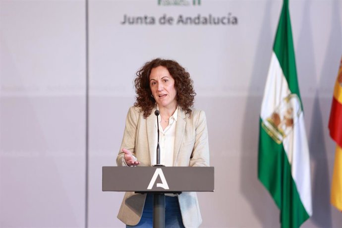 Archivo - La secretaria general de CCOO Andalucía, Nuria López, en una foto de archivo.