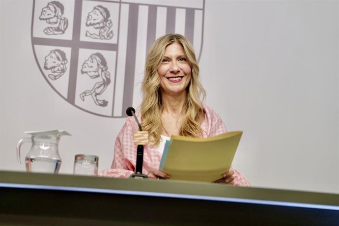 La vicepresidenta del Gobierno de Aragón, Mar Vaquero.