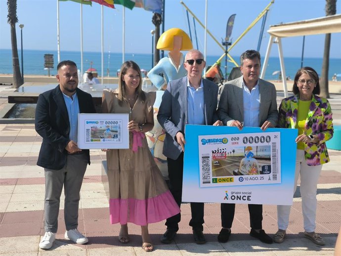 Presentción del cupón dedicado a Lepe (Huelva).