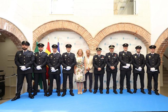 Marbella incorpora siete nuevos agentes a la Policía Local.