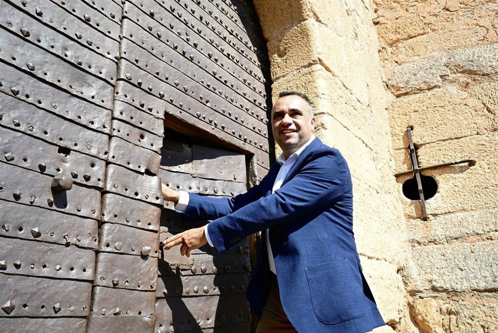 El presidente de la Diputación, Francis Rodríguez, en el acto celebrado este miércoles.