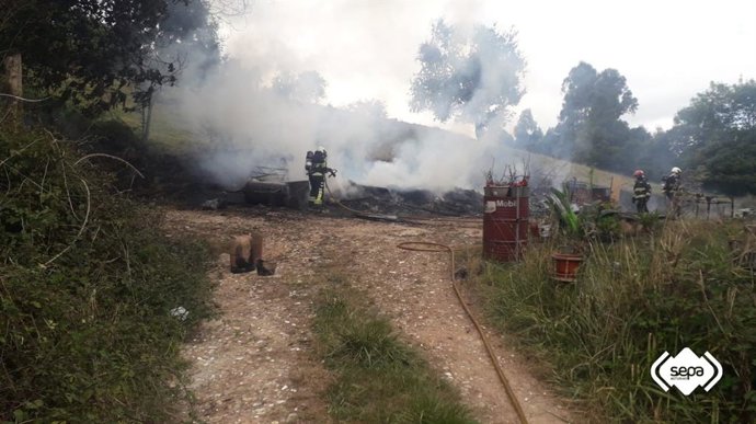 Explosión de gas en Llanera
