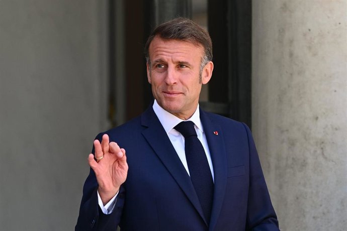 El presidente francés, Emmanuel Macron 