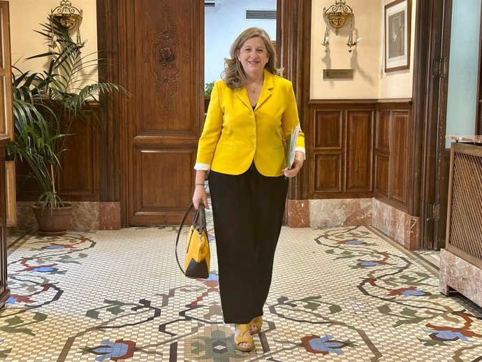La portavoz de Vox en el Ayuntamiento de Granada, Beatriz Sánchez, en una imagen de archivo.