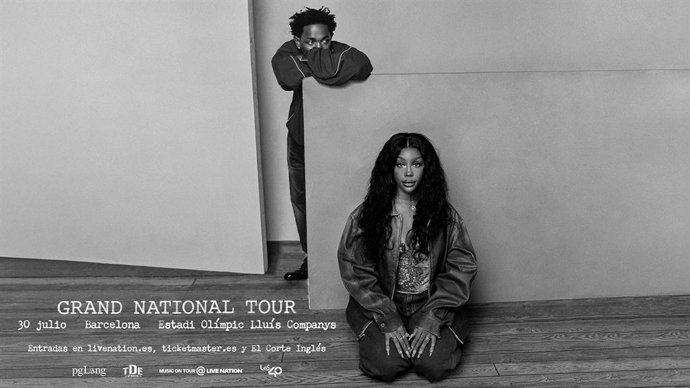 Cartell del concert de Kendrick Lamar & SZA a Barcelona