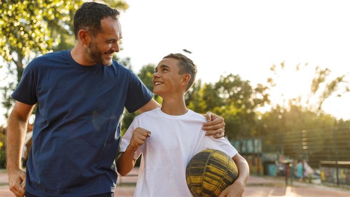 Padre e hijo.