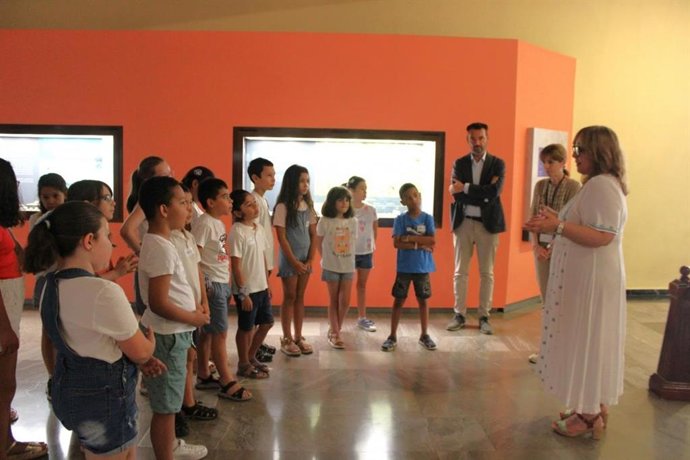 La viceconsejera de Cultura del Gobierno de Castilla-La Mancha, Carmen Teresa Olmedo, en el Museo Provincial de Ciudad Real.