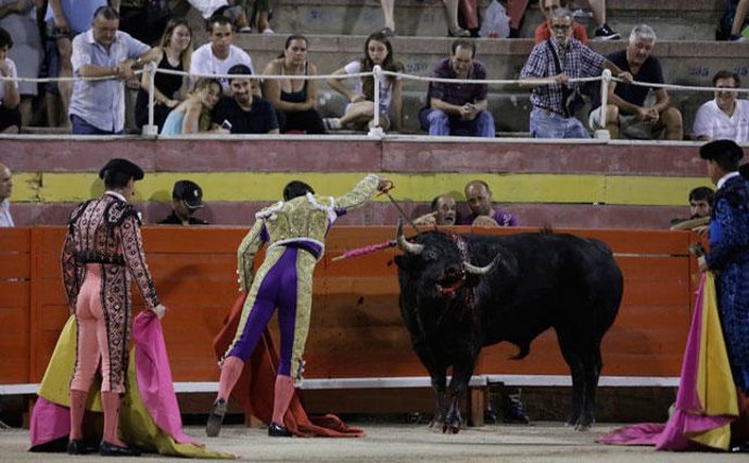 Archivo - Imagen de una corrida de toros en Palma