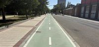 El carril bici "troncal" en la calle Eras eleva a 152 los kilómetros destinados a este tipo de vías en Valladolid