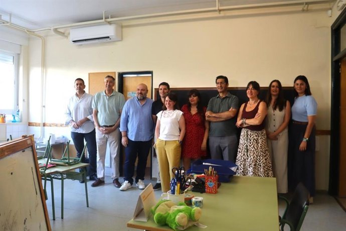 El vicepresidente segundo del Gobierno de C-LM, José Manuel Caballero, en Alcolea de Calatrava.