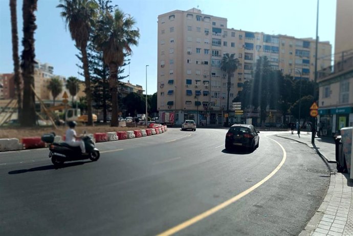 La glorieta de Las Chapas tendrá tres carriles durante las obras de la prolongación del metro de Málaga