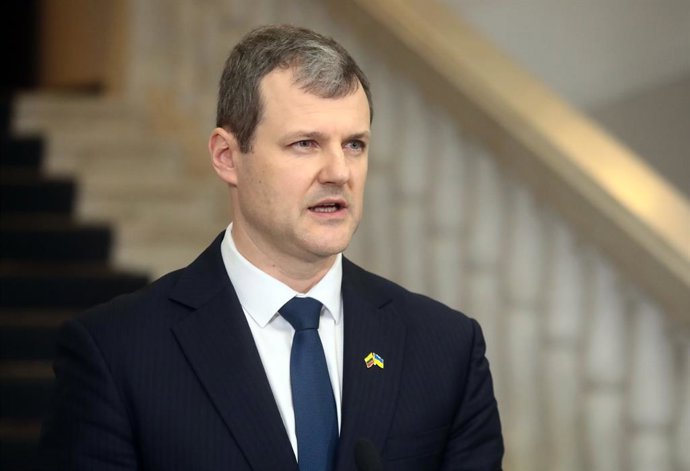 Archivo - El primer ministro de Lituania, Gintautas Paluckas.