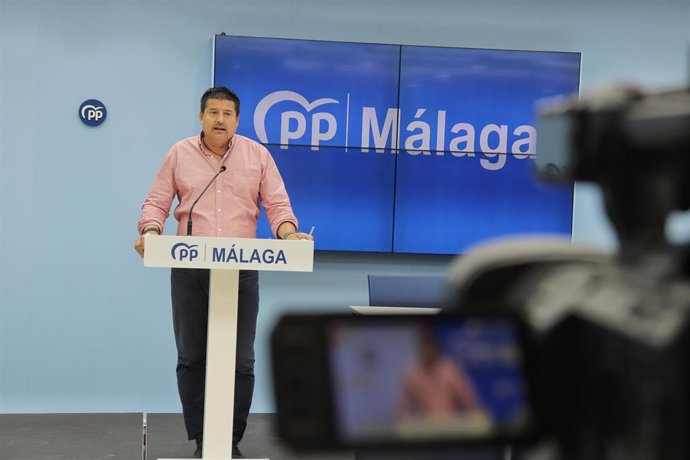 El vicesecretario del PP de Málaga y parlamentario andaluz, Francisco Oblaré.