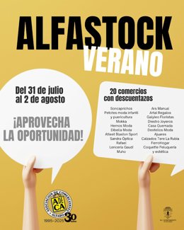 La II edición del 'Alfastock de verano' llega a la localidad de Alfaro con más de 20 comercios participantes