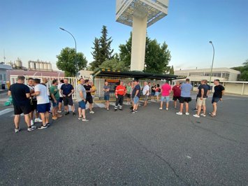 Trabajadores de Eserman en Puertollano.