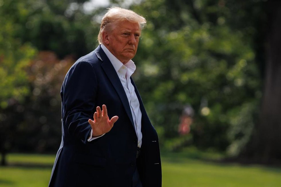 Imagen de archivo del presidente de EEUU, Donald Trump.