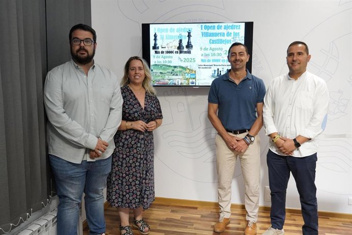 Presentación de los torneos de ajedrez de El Almendro y Villanueva de los Castillejos (Huelva).