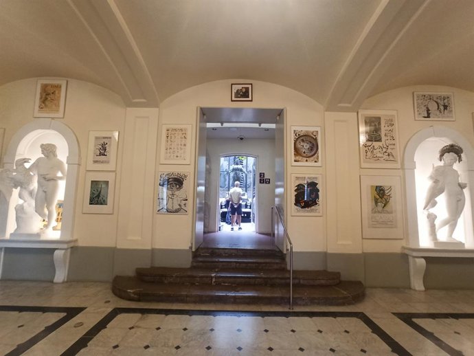 El vestíbul del Teatre-Museu Dalí de Figueres