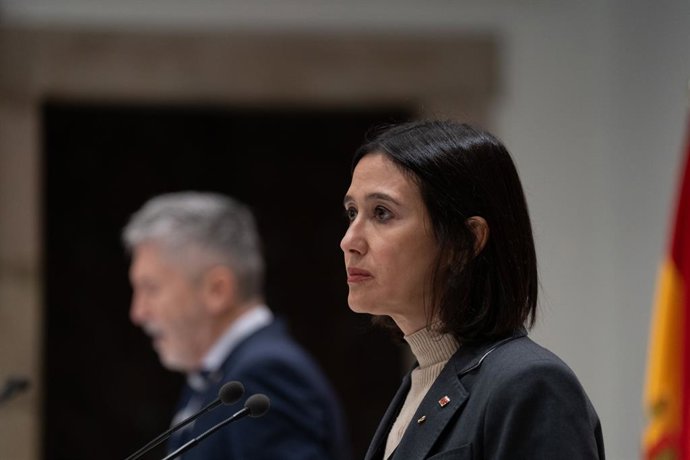 Archivo - La consellera d'Interior i Seguretat Pública de la Generalitat, Núria Parlon