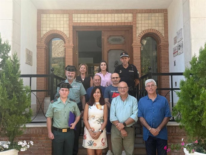 Asistentes Junta Local de Seguridad en Valdepeñas de Jaén