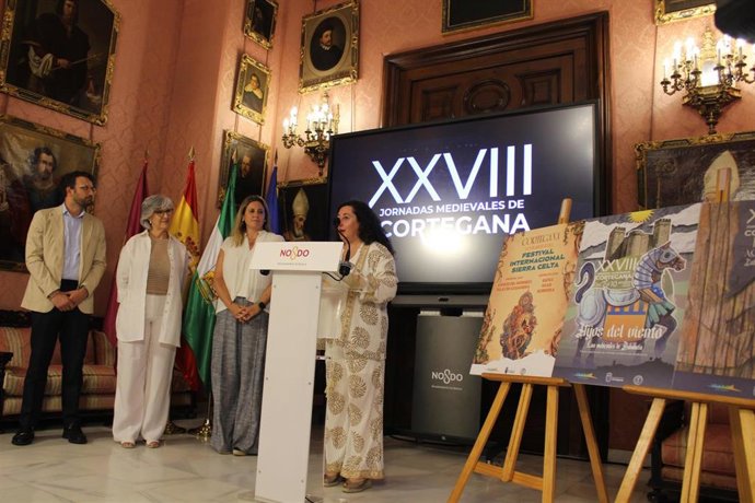 Presentación de las Jornadas Medievales de Cortegana en Sevilla.