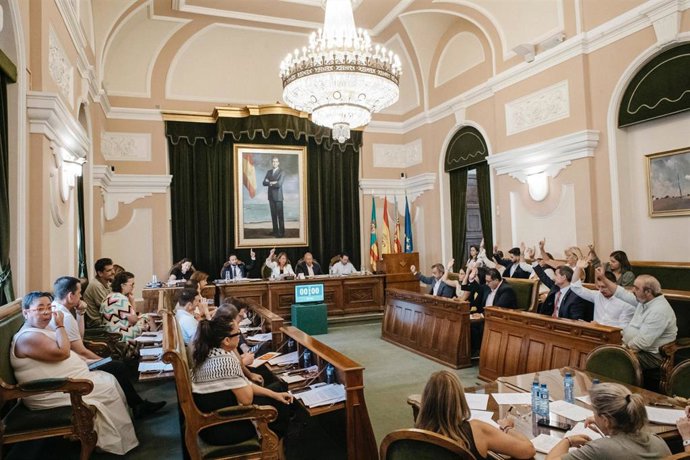 El pleno del Ayuntamiento de Castelló de la Plana