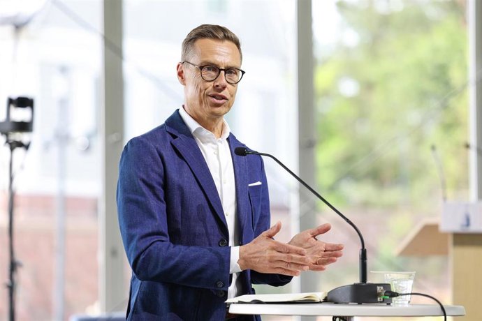 Archivo - El presidente de Finlandia, Alexander Stubb