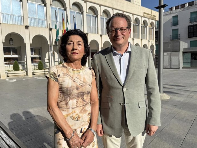 José Ramírez del Río con Laura Sánchez en Lucena.