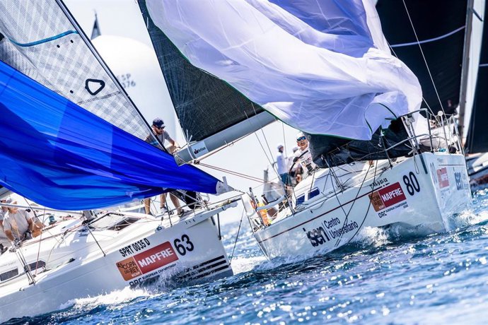 Flota de Uber ORC C durante una de las pruebas disputadas este jueves en la Copa del Rey MAPFRE